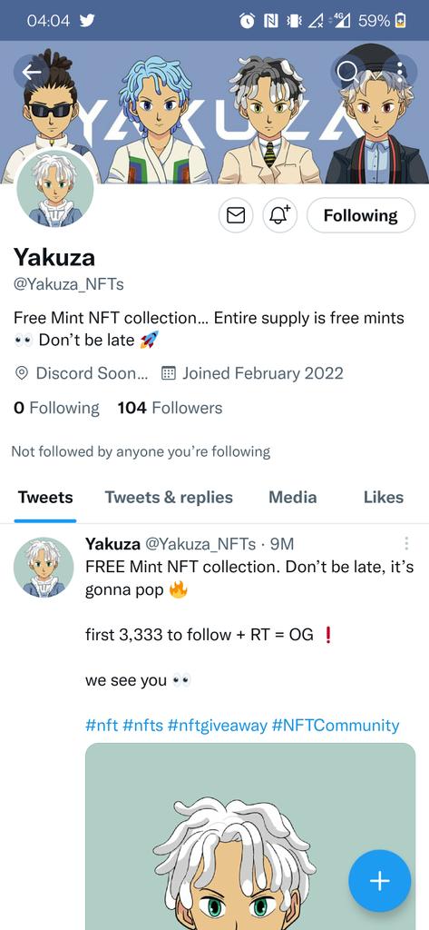 knights11_test's tweet photo. @Yakuza_NFTs Looking good ! https://t.co/HkGj0UPaBN