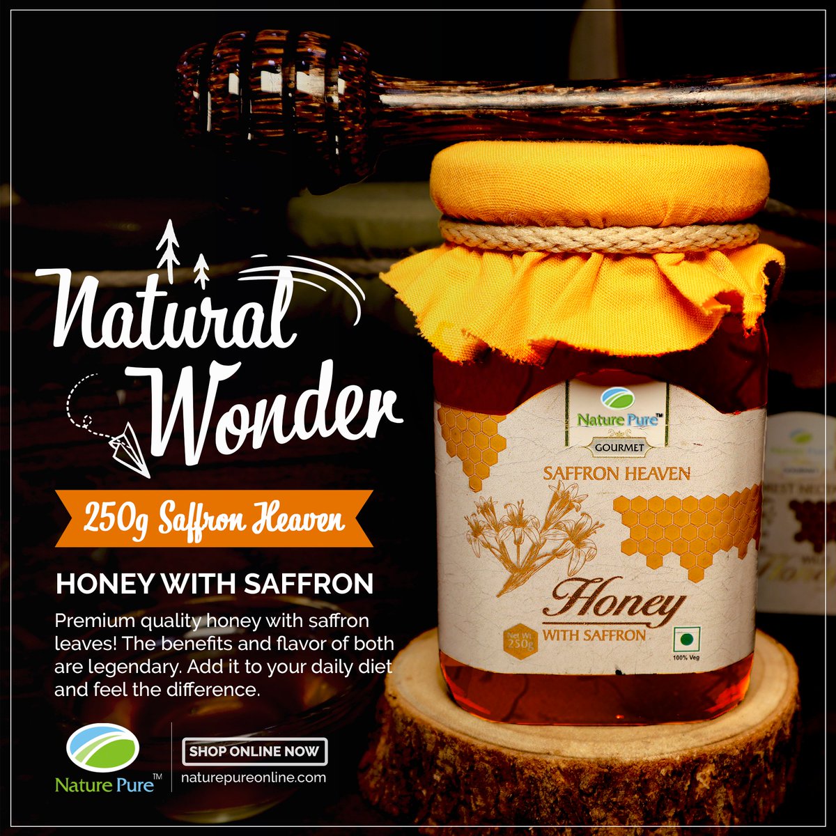 NaturePure's tweet image. BUY NATURE PURE 250G SAFFRON HEAVEN-HONEY WITH SAFFRON ONLINE NOW!
naturepureonline.com

#safron #safronhoney #naturepur #bestquality #flavourful #naturalhoney #food #bestdiet #dailydiet #saffronoriginal #saffroniran #saffronasli #purehoney #sweet #healthy #healingproperties