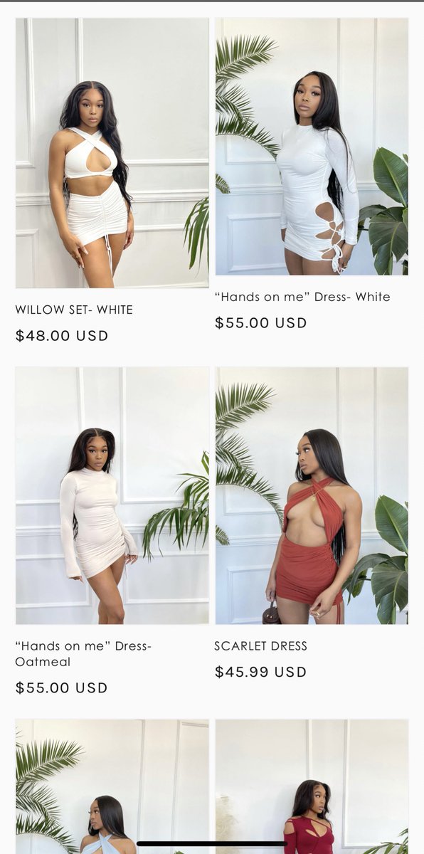 LooveAleisha's tweet photo. My clothing boutique is so cute🥺 proud of myself 
https://t.co/iRVlfDLBhm 🌴🤎 https://t.co/10sZAvPNhm