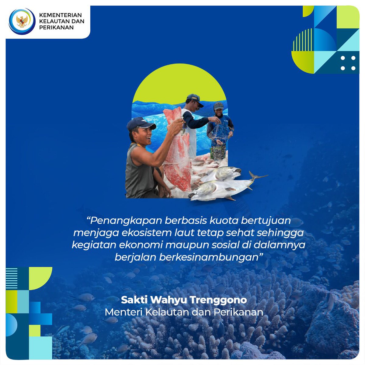 Dengan kebijakan ini, menjadi solusi untuk mengoptimalkan sumber daya perikanan untuk negara dan masyarakat, namun tetap menjaga kesehatan laut yang berkelanjutan.

#PenangkapanTerukur #KKPAccelerate #SaktiWahyuTrenggono