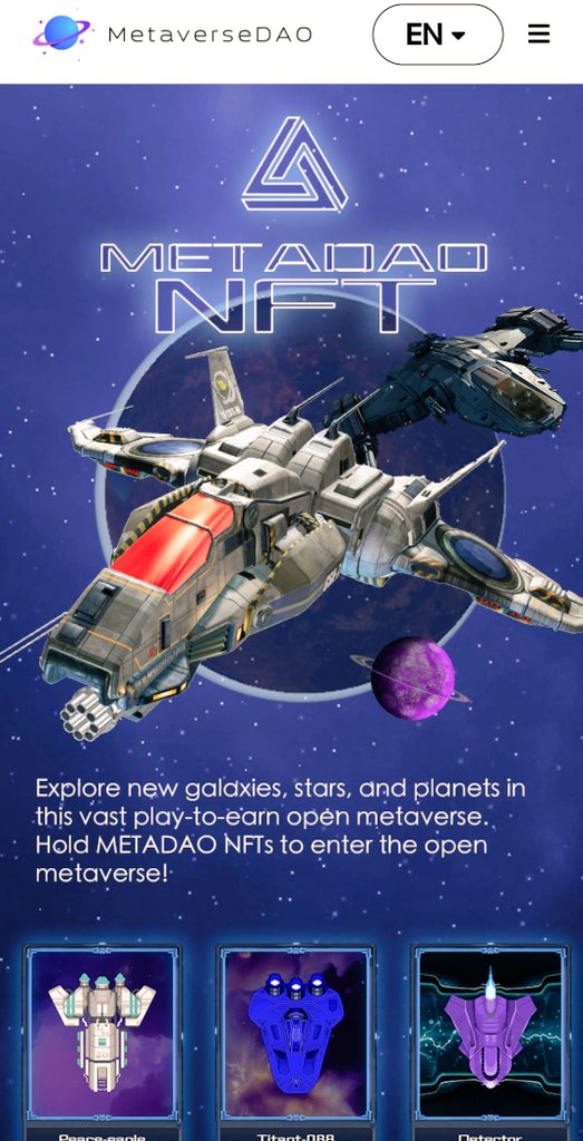 #METADAO + META-NFT + META-GAME + #Pancakeswap = MOON‼️‼️

The  Demo Of META-GAME👇

themetaversedao.org/static/videos/…

Website:
🌐TheMetaverseDao.org/?ref=t

Join TG group for more info:
👥t.me/MetaDao01

#Metaverse #Crypto #GameFi #MetaDAO #BNB