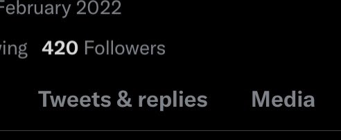 Thank you for 420 followers 🤝 much love to all you mfers