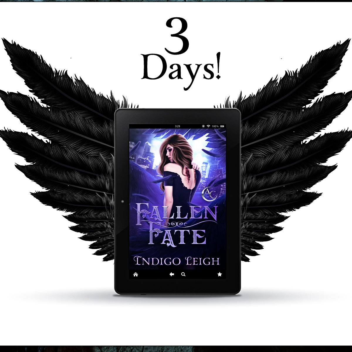 ArcaneCityPress's tweet photo. Coming in 3 DAYS!!

A new fallen angel series with twists and turns you won't see coming. FALLEN FATE is coming on Thursday!

https://t.co/ZBlyl0nhcq

#NewRelease #urbanfantasy https://t.co/CA4yNyZMqz