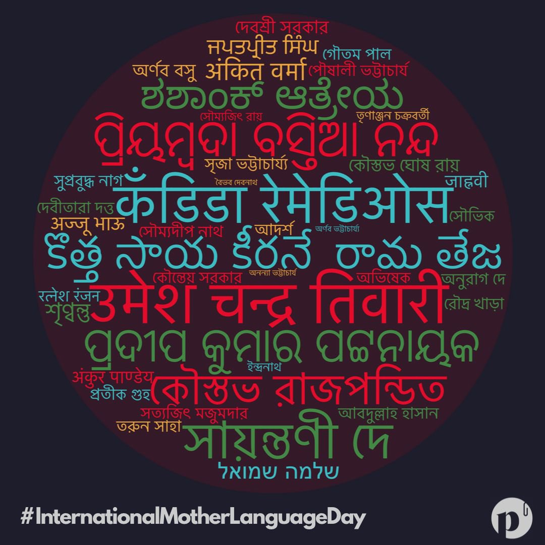 Paperclip_In's tweet photo. Yesterday on the occasion of #InternationalMotherLanguageDay we asked you to share your names in your respective mother language.What we received from you is depicted in this beautiful word cloud.Look closely,&amp; you will find,every name tells a story.  
Thank you for enriching us! https://t.co/Zy1xwRzhMp