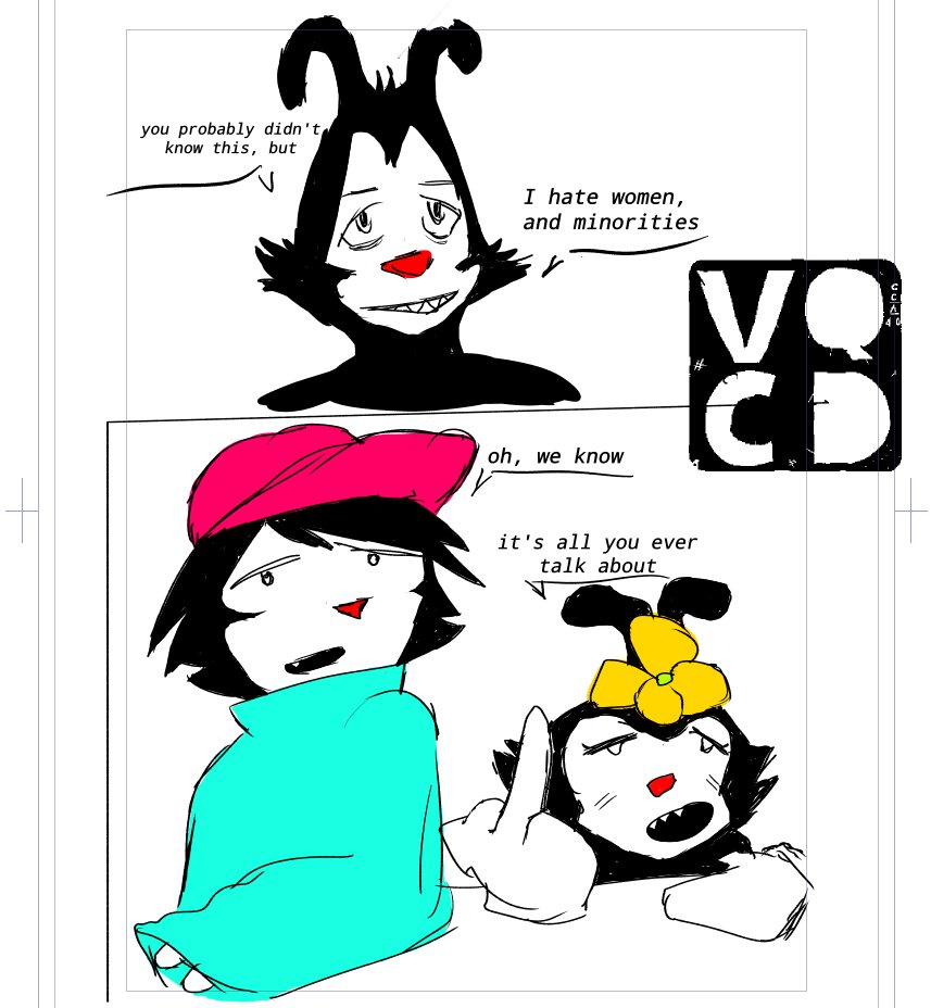 VQCD_'s tweet photo. #VQCD #Animaniacs #YakkoIsOverParty https://t.co/lOCp4HrJD9