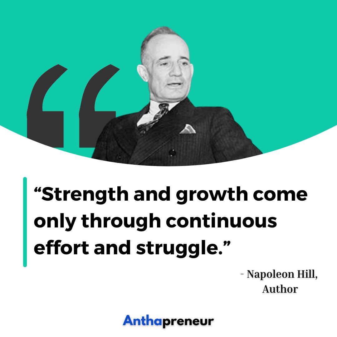 anthapreneur's tweet photo. #napoleonhill #quotes #anthapreneur https://t.co/emDTUuwgnj