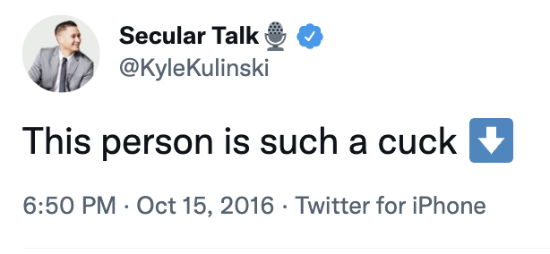 Old Kyle Kulinski tweets tweet media