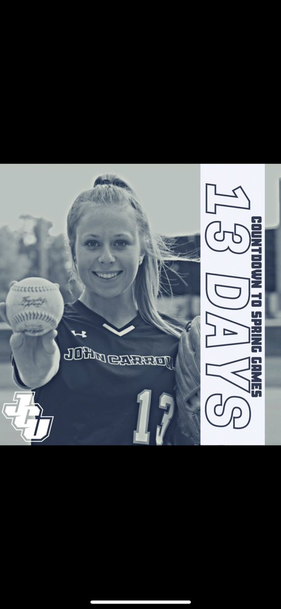 jcu_softball's tweet photo. 13 days for #13 @katie_debord 💙💙 https://t.co/n4YwVXPpl6