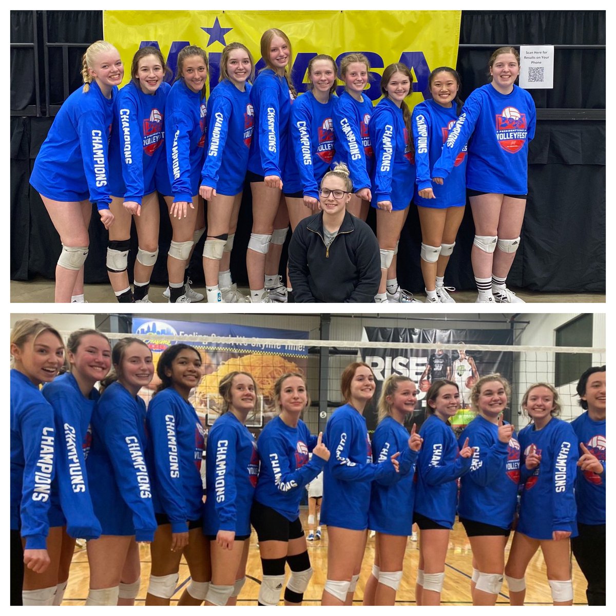WeBoVolleyball_'s tweet photo. 🔴President’s Day🏐Tournaments🔵
🇺🇸 @EmmaMiller_05, @Ella13645923, &amp; Isabel Adams win the Gold! -St. Louis &amp; Ft Wayne! 
🇺🇸 @kendalramey3 received runner up-Detroit! 
🇺🇸@MaddieHawkins04 &amp; @ElenaGubera take runner up-St. Louis! 
🇺🇸@audreydunn24 went 1-1 in 17 Open - St. Louis https://t.co/JTEtmiKvoC
