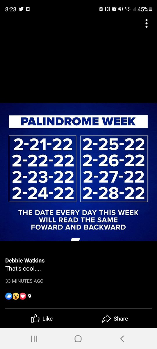 mathgeek613's tweet photo. So excited to kick off this week of palindromes!!! #whyyesimamathnerd https://t.co/QO7VZbexKP