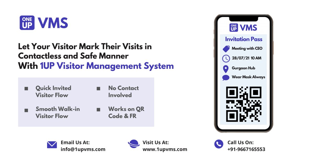 1Upvms's tweet photo. Welcome walk-in visitors or invite important guests digitally by using 1UPVMS. User-friendly visitor management that suits your organization's ecosystem. https://t.co/jCfbUDBuaR

#visitormanagement #vms #visitors https://t.co/ywWtnspftY