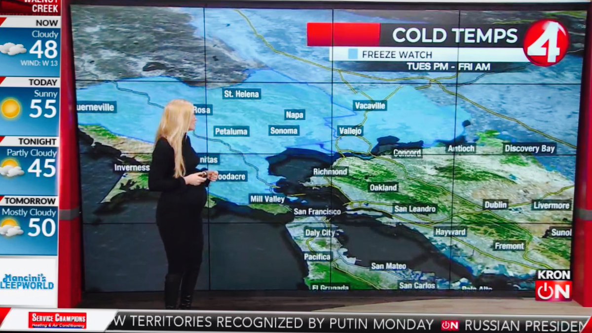 Rebecca_Strom's tweet photo. Burrrrr…sub-freezing temps expected across parts of the #BayArea 🥶 A freeze watch is in effect overnights Tues-Fri 🌧❄️ #CAweather #MondayThoughts 🤰 https://t.co/eJhtFFhJ1L