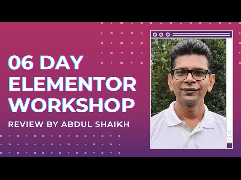 learnwptutorial's tweet photo. 06 Day Elementor Workshop Review by Abdul Shaikh
Watch @ https://t.co/oJ6hSlAmRd https://t.co/7ZjjtjDE9y