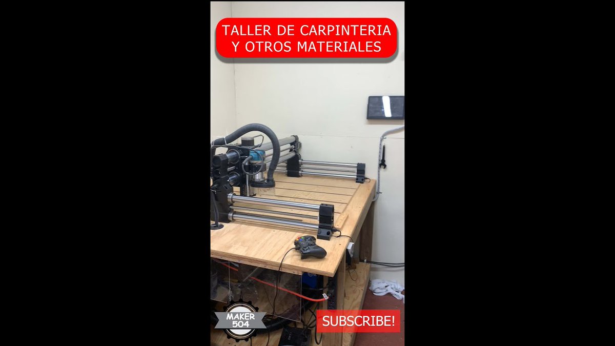 maker5043's tweet photo. Les comparto en lo que he estado trabajando ultimamente, un #taller de #carpinteria para preparar material para el #cnc. Pero no solo trabajare con madera, tambien con aluminio, bronze y otros.
https://t.co/AFY664XFCb https://t.co/9moKyYpKsi