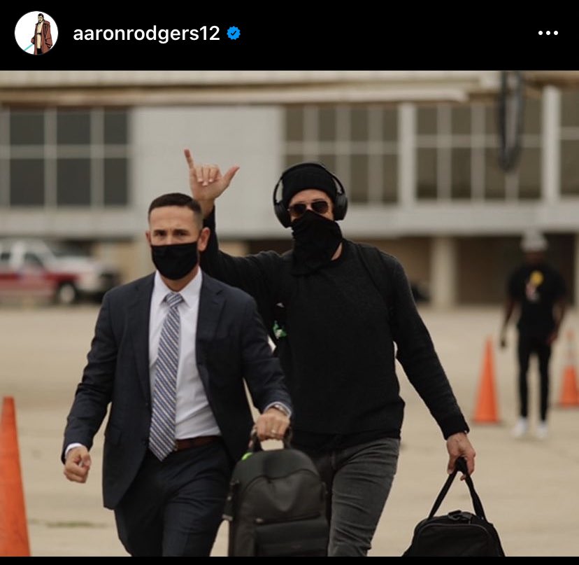 MySportsUpdate's tweet photo. #Packers QB Aaron Rodgers just posted this lengthy message on Instagram and included 10 photos. https://t.co/PFe4HGLd3Z