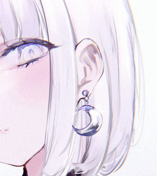 「crescent earrings」 illustration images(Latest｜RT&Fav:50)｜3pages