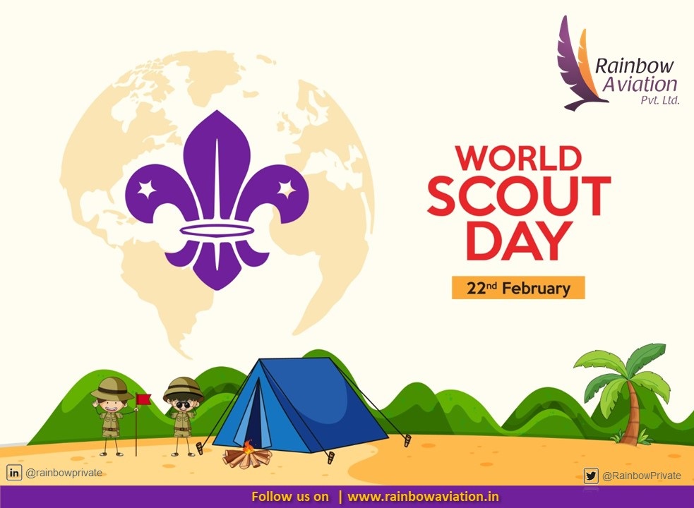 "A Very Happy World Scouts Day" To All Those Who  Make The Most Inspiring Scouts Who Never Shy Away From Their Duties And Responsibilities.
#worldscoutday #scoutday2022 #scouts 
<a href="/RainbowPrivate/">Rainbow Aviation Private Limited</a> <a href="/nishseth/">Nishant Seth</a>