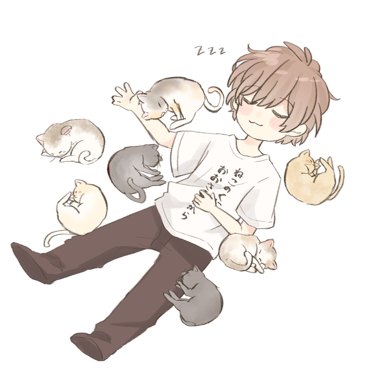 _Wolfree_'s tweet photo. 猫の日🐈
#天月イラスト部 https://t.co/2RvpUCa3Or