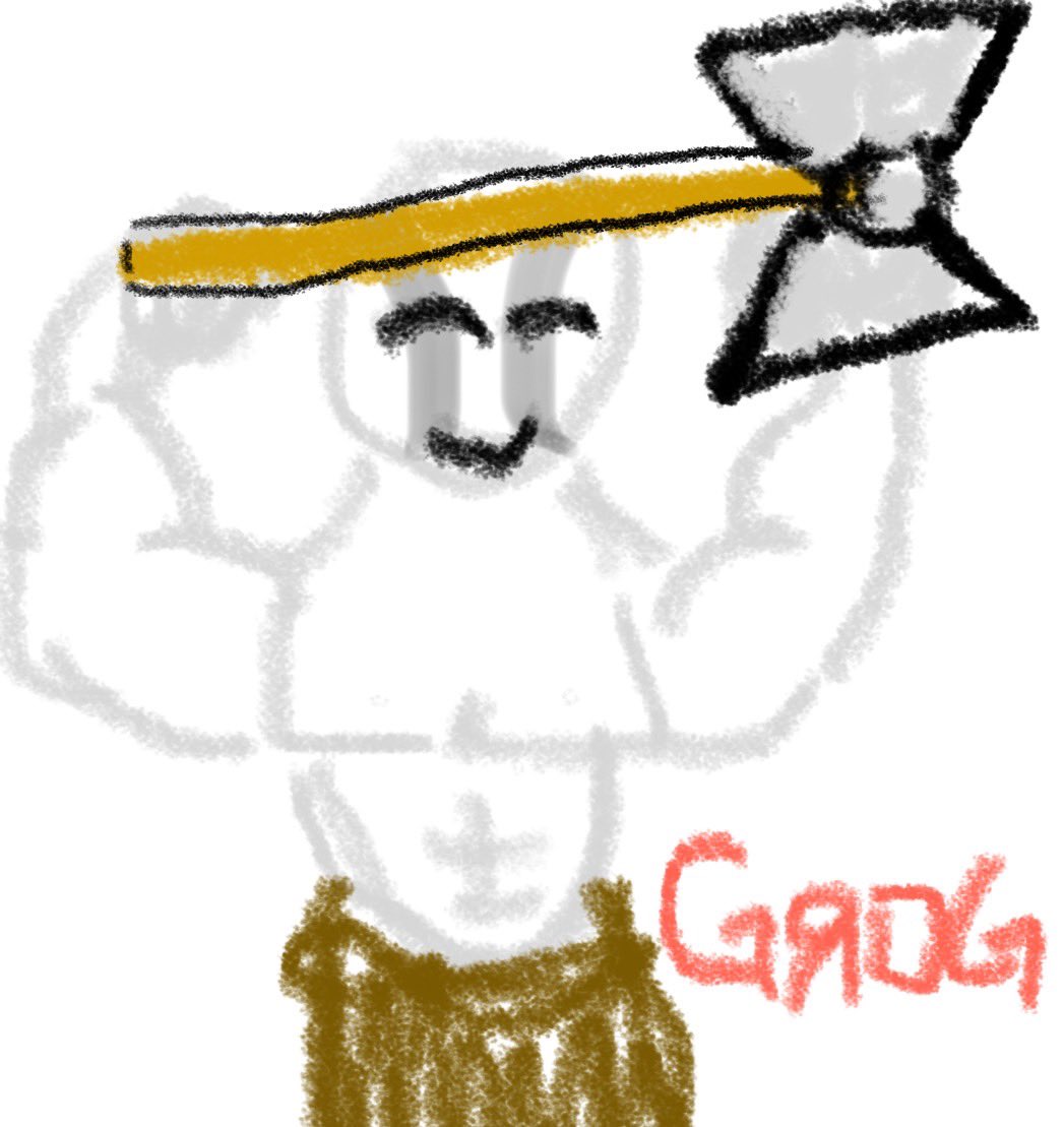 chetneycockapoo's tweet photo. My first attempt at fan art?? Best Bud Grog :)) #criticalrolefanart #LegendOfVoxMachina https://t.co/a7UGbeUcYu