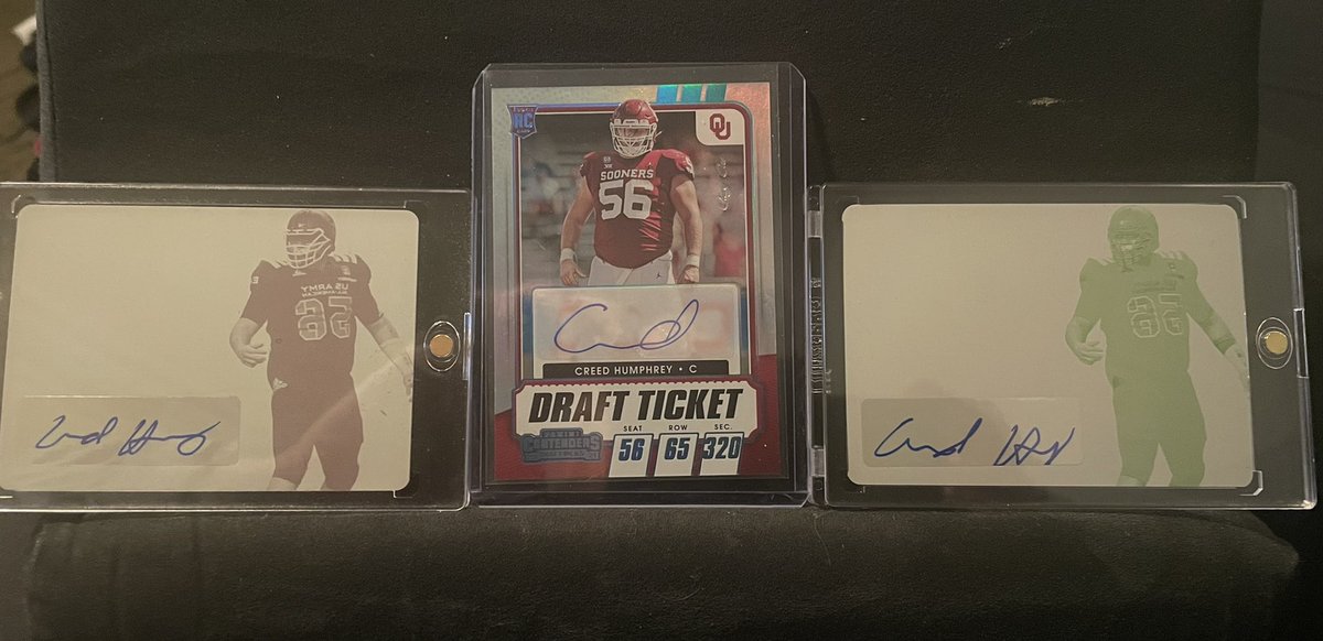 Milache's tweet photo. My @creed_humphrey collection continues to grow! The holy grail 1 of 1! Next season it’s down to KC to try and get a jersey signed! #CreedisGood https://t.co/A1T7FaazHx