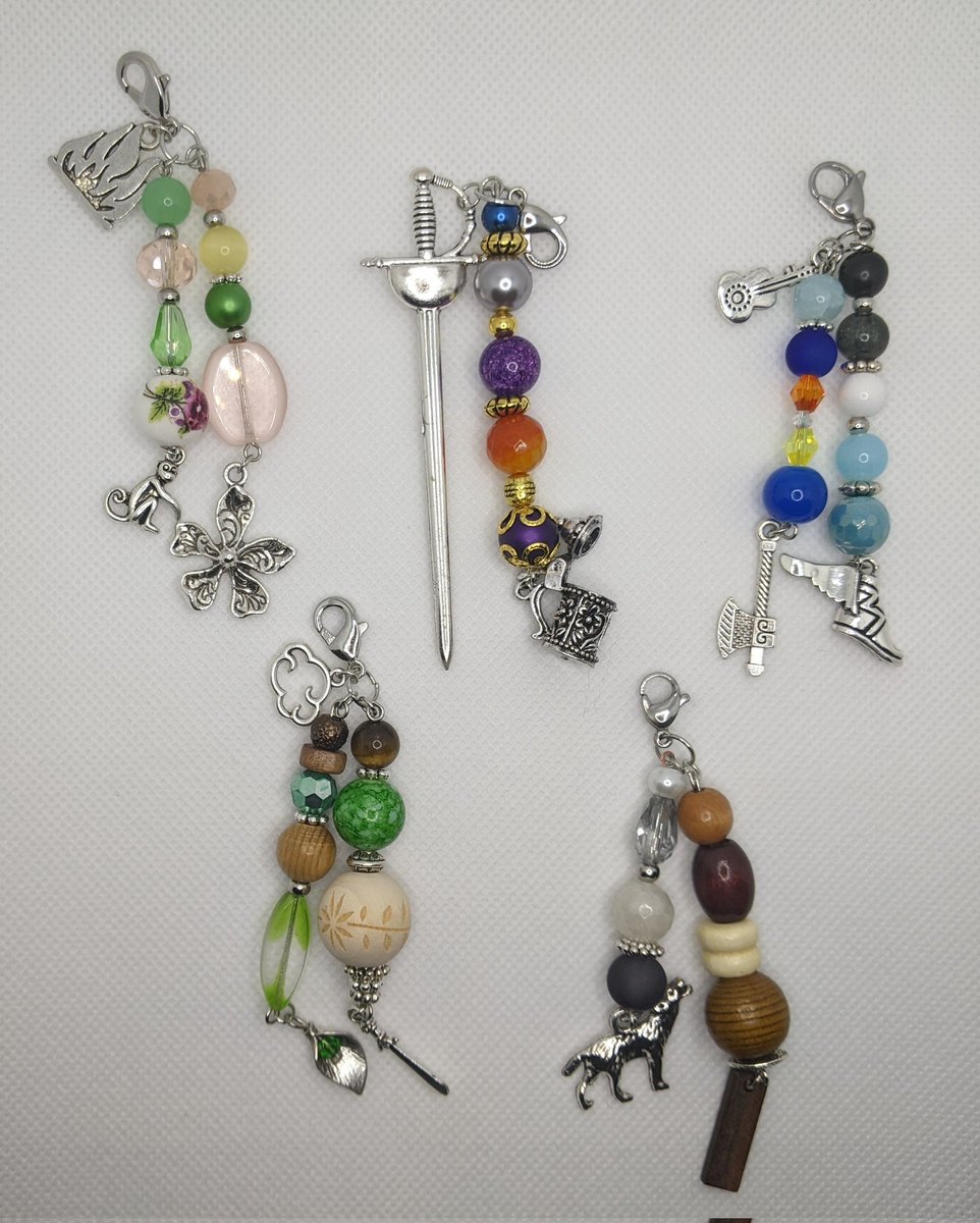 CharmedTruly's tweet photo. We're getting close!! Just waiting on a couple charms to come in!!

Will be going up on my Etsy shop soon!! 

#BellsHells #criticalrolefanart #CriticalRole #CriticalRoleArt #CriticalRoleCampaign3 #dnd #dice #dicebag #charms #keychains #etsy #trulycharmedboutique https://t.co/hnEbHwi7Hc