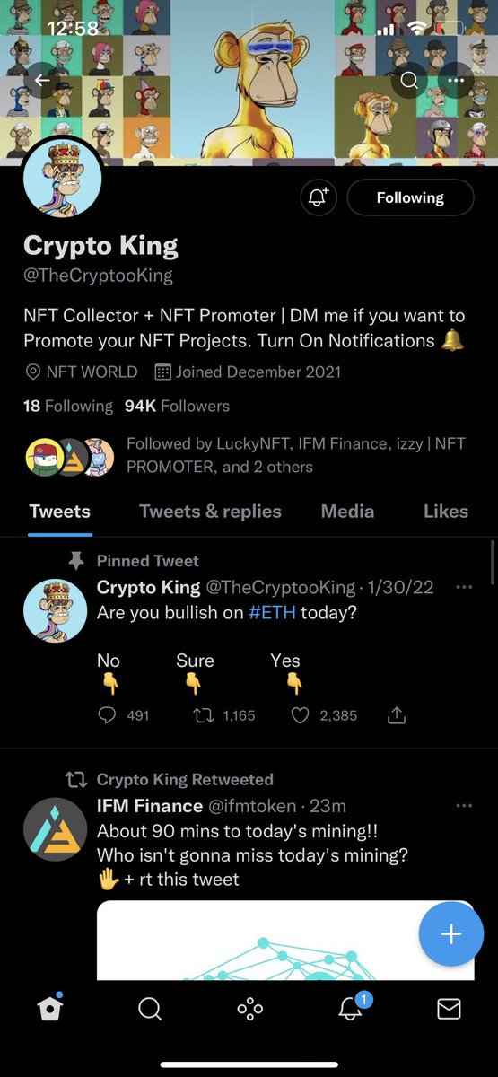 ykramberlin's tweet photo. @TheCryptooKing Done https://t.co/4LhCxbBYXF