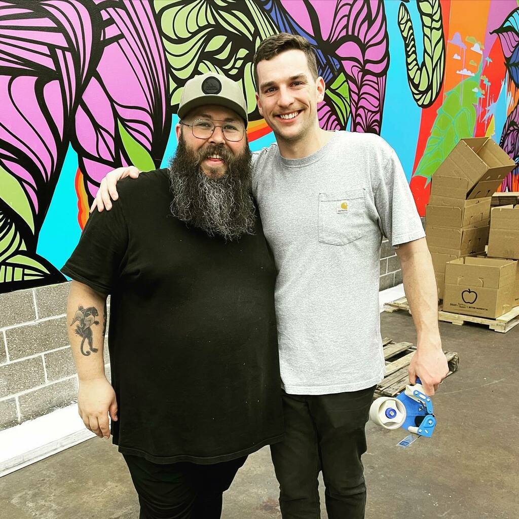 davidterrell's tweet photo. Couldn’t think of a better way to spend my birthday than serving @houstonfoodbank with our small group. 

Also Charlotte thinks I’m 45 so I’ve got that going for me. 😂 https://t.co/8scixjl4w3 https://t.co/MuciEztKTe