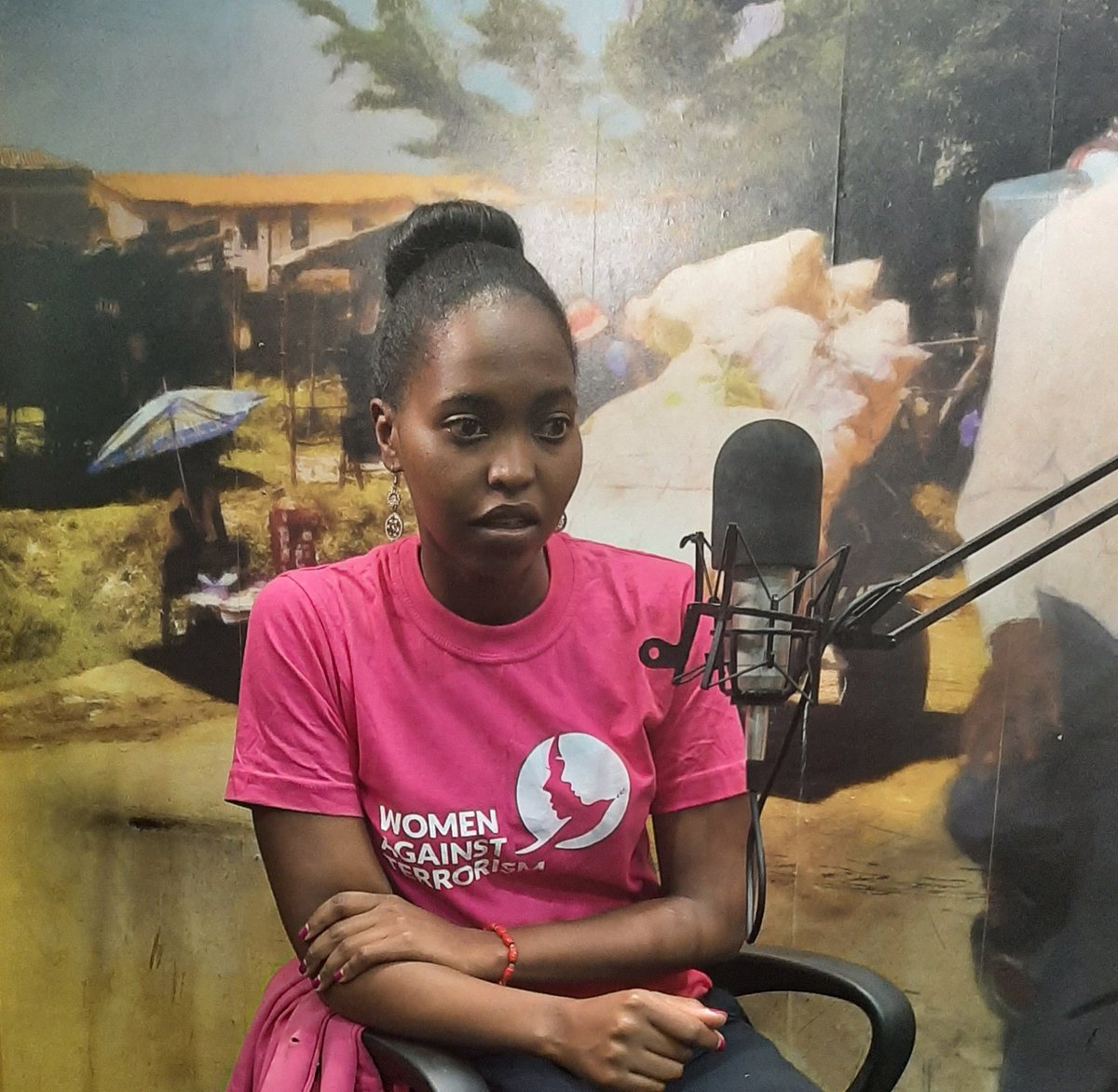 WAT_Kenya's tweet photo. Join  us @WAT_Kenya  In studio @GhettoRadio895 to talk about matters terrorism and radicalization 
#SayNoToTerrorism 
#WomenAgainstTerrorism 
#Brekko 
@GhettoRadio895 @EpukaUgaidi @CTP_Kenya @CTNSIS @CSMechanism https://t.co/POuK2UYTua
