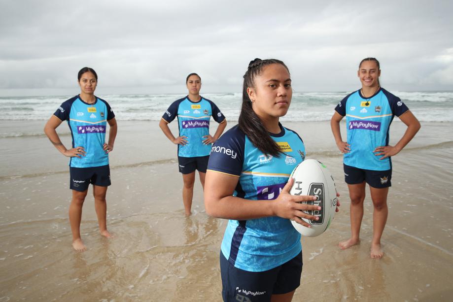 cmail_sport's tweet photo. One of the new kids on the block in  NRLW are confident of causing a few upsets with a squad including nine players with State of Origin experience and some exciting new talent, via @cjhonnery 
TITANS' SEASON PREVIEW: https://t.co/DQZdijm1qh https://t.co/FoefNzieWc