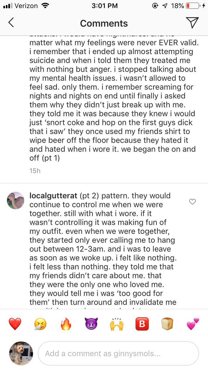 barkyrheadoff's tweet photo. i am the ex that this person is speaking about, and these are screenshots of the exact post. i backup everything this person is saying as i experienced it myself. i support this 100%. believe the victims. https://t.co/kKzEShZStH