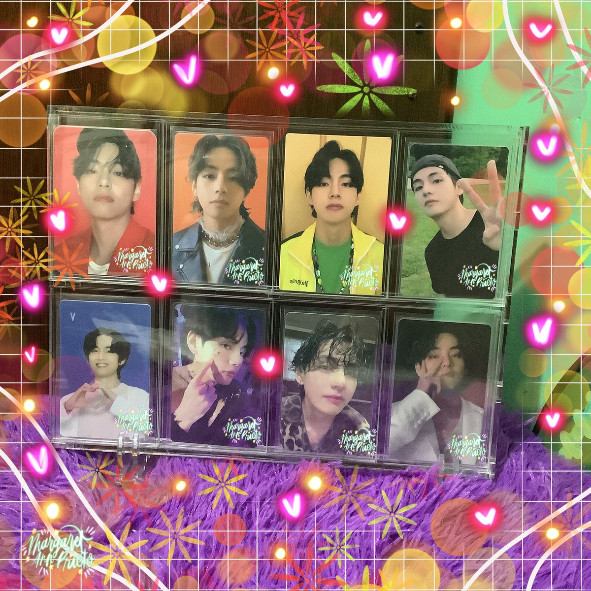 ilymargaret18's tweet image. Acrylic frame from Ate Ice (@bangtanfinds) 💖✨

TAEHYUNG PHOTOCARDS🥰💖✨