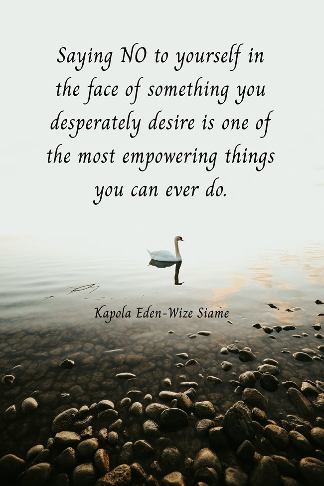 edenwize's tweet photo. Learning to say no to yourself is the easiest way to learn to say no to others; and people who learn this art are rarely taken for granted nor do they validate their value from the approval of others.
#wizebites #Motivation #Wisdom #Inspiration #Success #Discipline #Mindset https://t.co/IW6XDz5tch