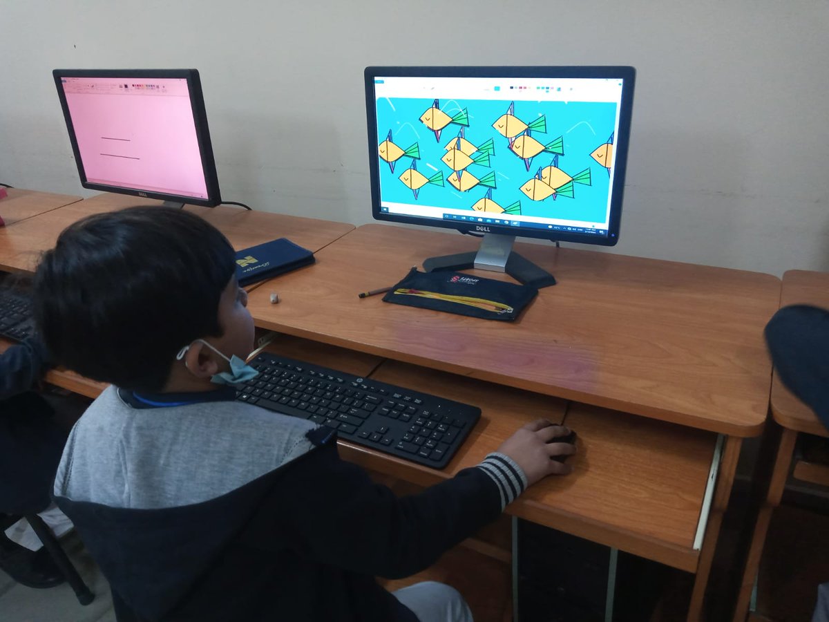 Our first graders created their own aquatic climates, using Microsft Paint. Here are some of our artists at work.

🌐 hirafoundation.com
📱 (021) 35040933 / +92 321 8737192
✉️ info@hirafoundation.com

#Microsft #Paint #artists #Elementary #Student #GirlsCampus #HFS