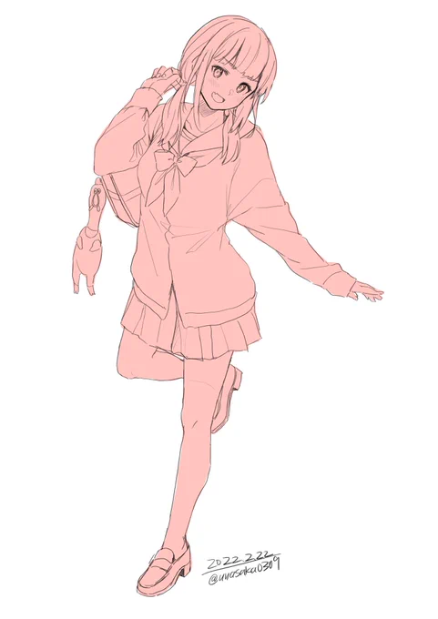 セーラー服にカーディガン可愛い 