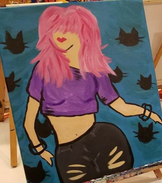 lovely_nothing's tweet photo. Painting is so therapeutic. I'm no Salvador Dali, or Lora Zombie but I still find painting fabulous! #AmatureHour #lovemyself #painting https://t.co/KNK4G5vymB