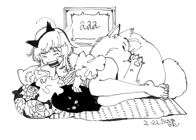 猫らくがき 