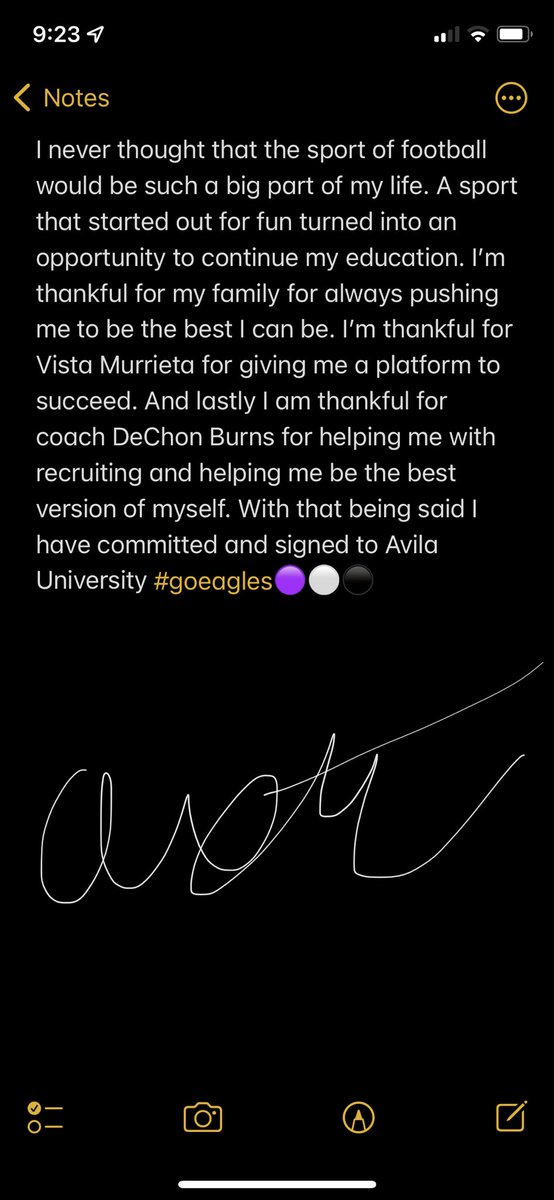 Austin_Davis_68's tweet photo. 100% committed 🟣⚪️⚫️ @AvilaUniversity @CoachBenavidez  @Coachcalexander @CoachStewart65 @vmhsfootball @dburns26 https://t.co/Dg0QgXraS5