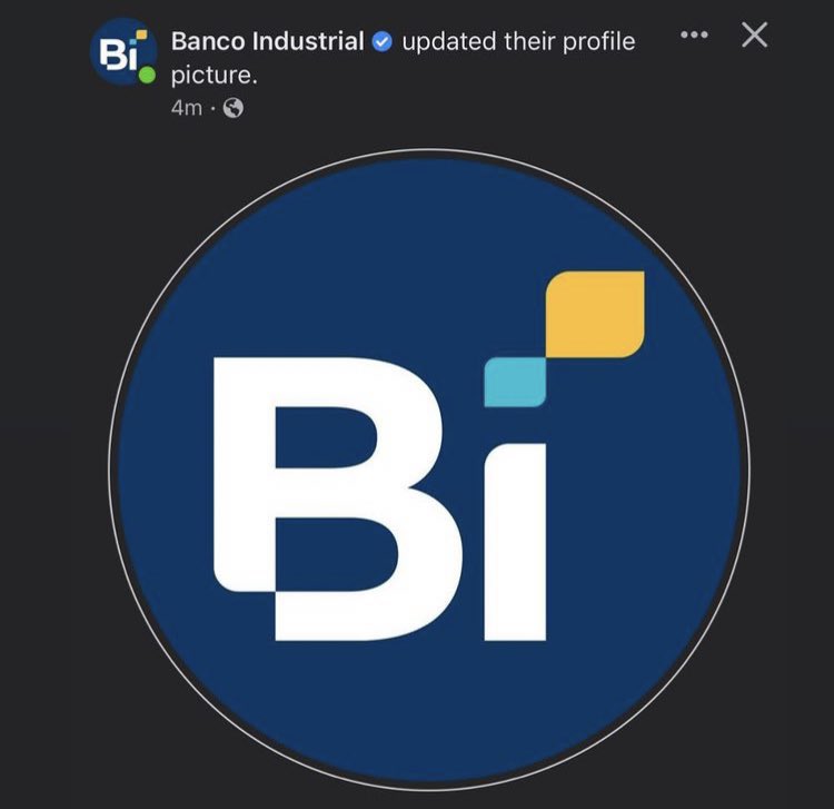 avectats's tweet photo. Hay crímenes y luego está agarrar una marca nacional como Banco Industrial y cometer esta atrocidad en branding… 🥲 https://t.co/wY8XOj918n