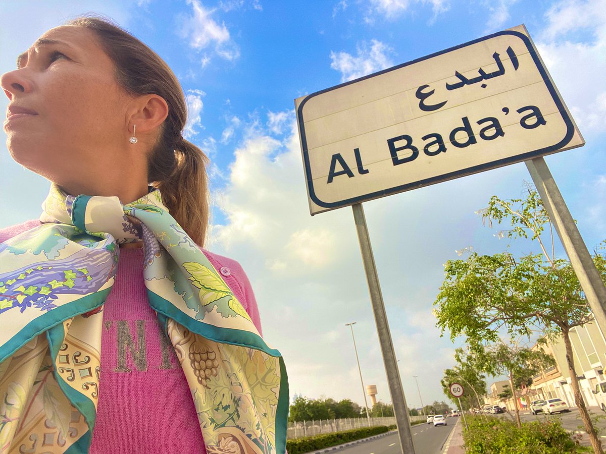 PinkTaxiRunner's tweet photo. Notice how I have to go over and over to make sure I haven’t missed streets! I don’t mind in #AlBadaa which isn’t #satwa incidentally @HamdanMohammed #everysinglestreet today I was walking in this attire and not running #recovery https://t.co/toYxZ9Px60