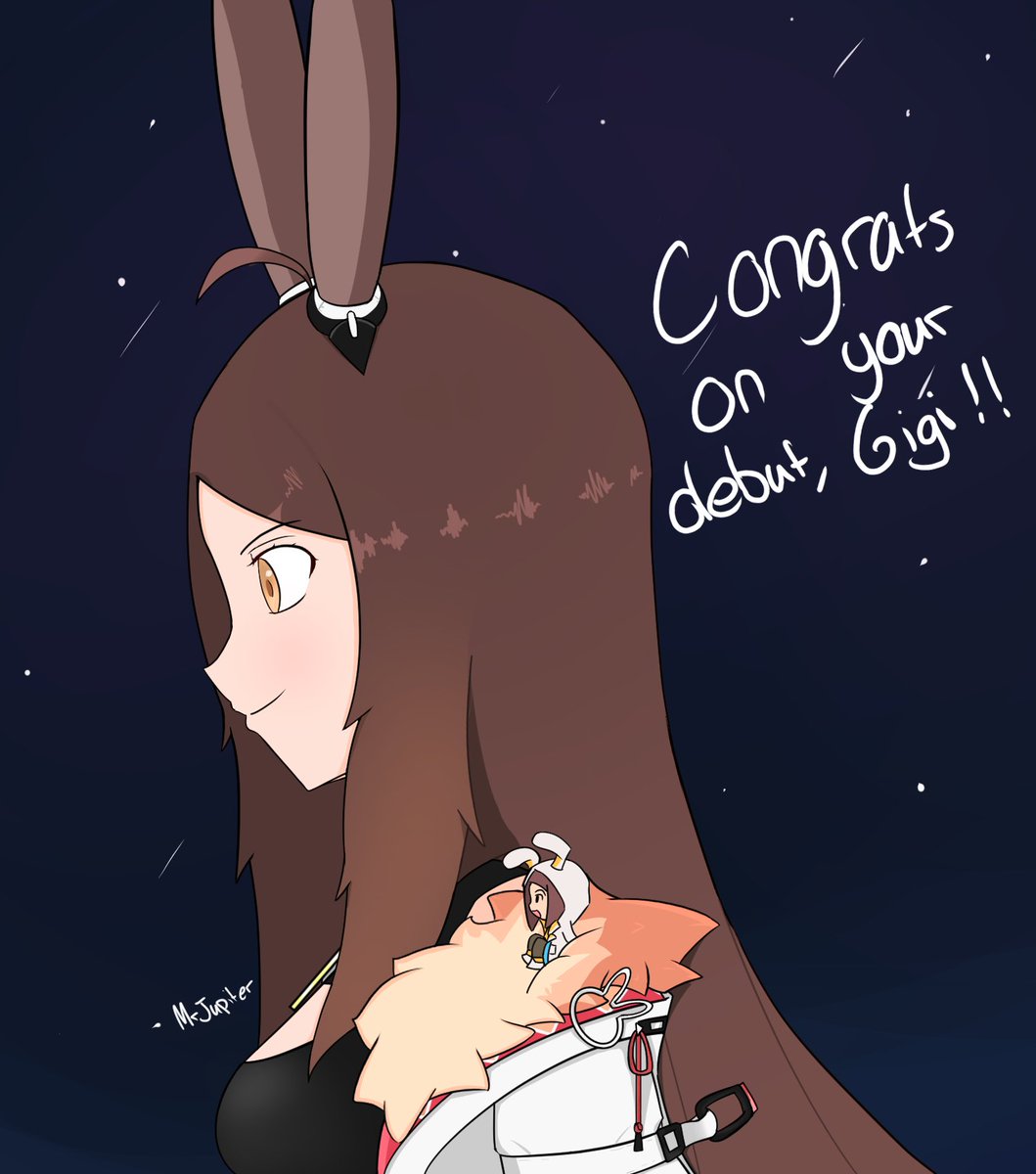 Jupiter_Tech's tweet photo. CONGRATS ON YOUR DEBUT, GIGI ! #CeliaArt https://t.co/OoOcCXKnUH