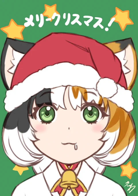 オリジナルキャラクター三毛猫巫女のコフクの絵もまだまだ描いていきたいです
 #猫の日 #三毛猫巫女が来た 
