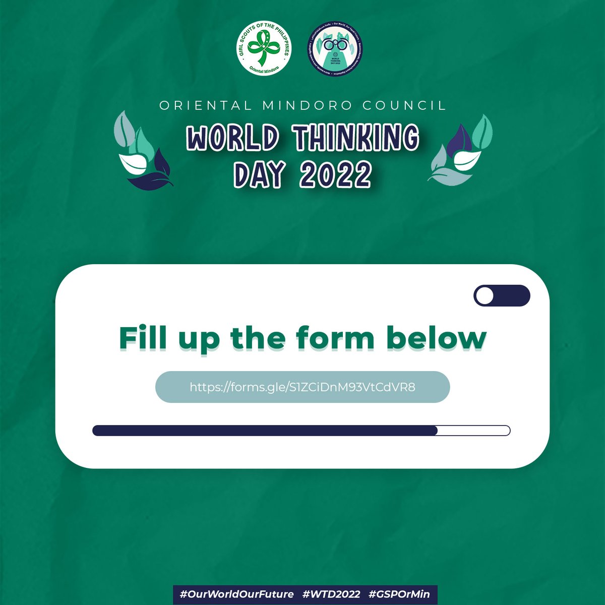 gsp_OrMinPH's tweet photo. And just like that, we reached the end of Oriental Mindoro Council World Thinking Day celebration! 💚🥳

Thank you and Congratulations on a day-well spent, OrMin Girl Scouts and Titas! 🙌 👏 We already Explore, Practice, and Take Actions through our different activities. 
+++ https://t.co/FjWBs9dicK