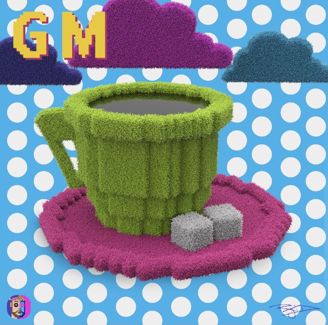 NFTmycolo's tweet photo. GM #NFTCommunity ✌🏼 A #digitalbrew for you https://t.co/cw7FjyAAQb