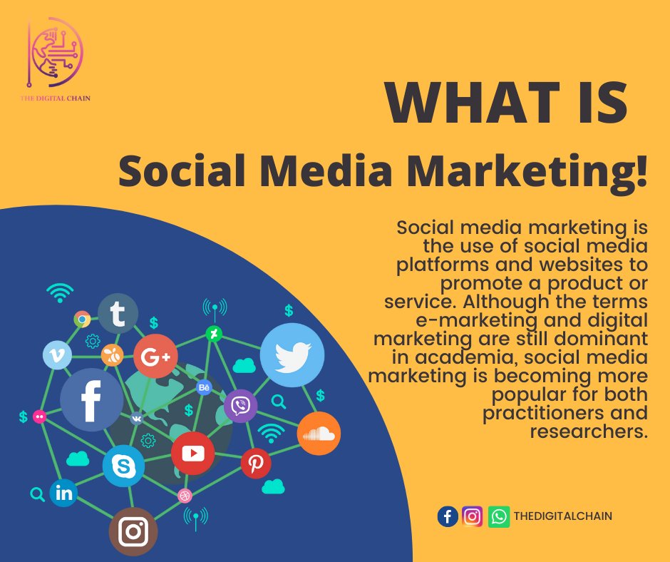 TheDigitalChai1's tweet photo. What is social media marketing?
#socialmediamarketing https://t.co/dNzu5W7d3D