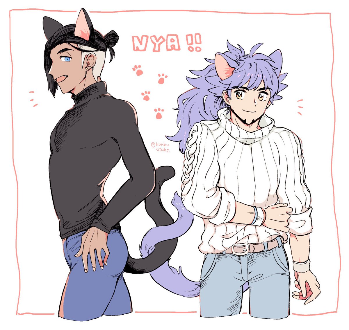 2022.2/22✨🐈猫の日キダにゃん!(過去絵再掲) 