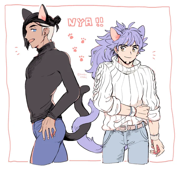 2022.2/22✨🐈猫の日キダにゃん!(過去絵再掲) 