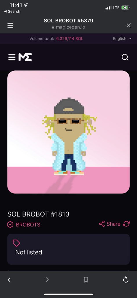 TerrenceJ936's tweet photo. Even @BR0B0TS kicked me out of they discord I’m still getting sales. I have the most single volume from @BR0B0TS community https://t.co/iNOSEUbDlG