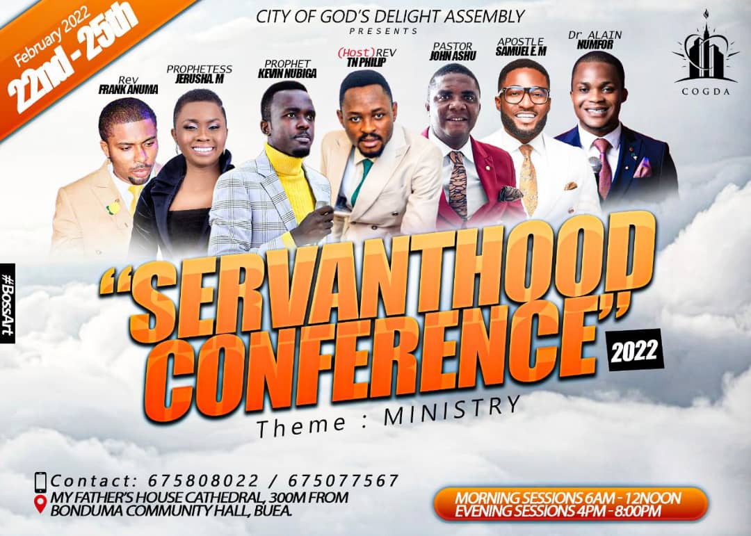 ProphetKevin_'s tweet image. Great Grace,the Prophet of God is coming to Buea...          
If you are in Buea or it's environs, mark this program, dates and times, and ensure to be there with your family members for an encounter with the God of All Grace.             
Do not say you were not told!!!