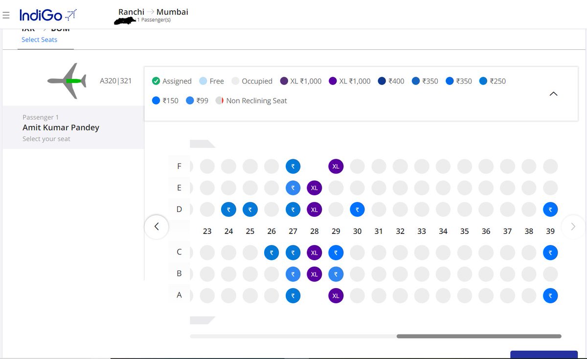 amitpandey0's tweet photo. Dear @IndiGo6E,
Really impressed with ur customer service &amp; business policy to fool ur customers.1st we pay for ticket &amp; then for seats coz no free seats are available.
@airindiain @GoFirstairways @flyspicejet should learn business from #IndigoAirlines
#IndigoSucks #ShameOnIndigo https://t.co/me47tMK5le