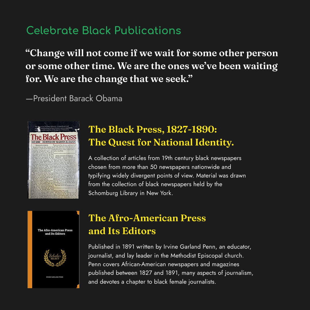 readonmonocle's tweet photo. Freedom’s Journal sought not only to advocate for the abolition of slavery, but also to serve the local New York community and combat negative depictions of African Americans in the New York press. It was a model for other African American and abolitionist newspapers to come. https://t.co/W3T8M7DrWZ